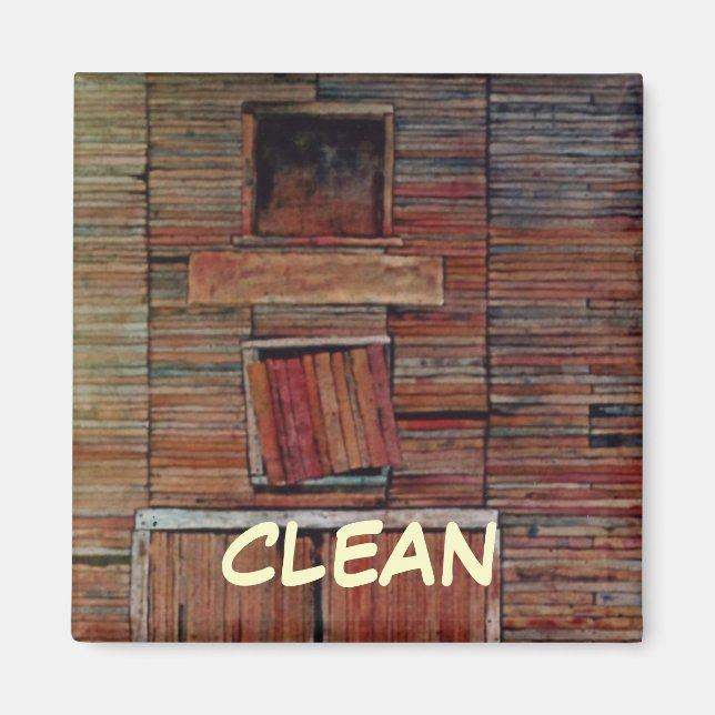 Dish Washer Status Magnet (Front)