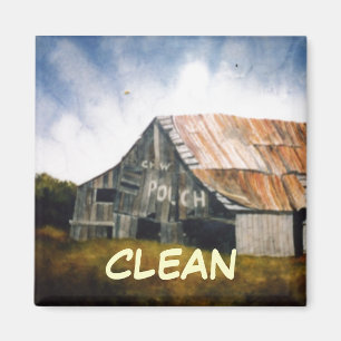 Dish Washer Status Magnet