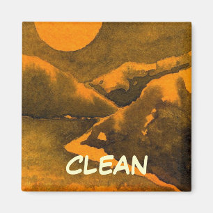 Dish Washer Status Magnet