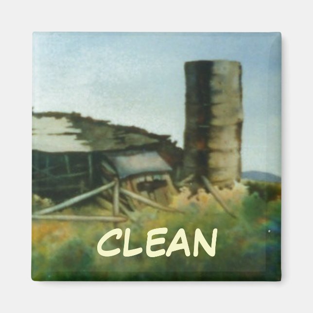 Dish Washer Status Magnet (Front)