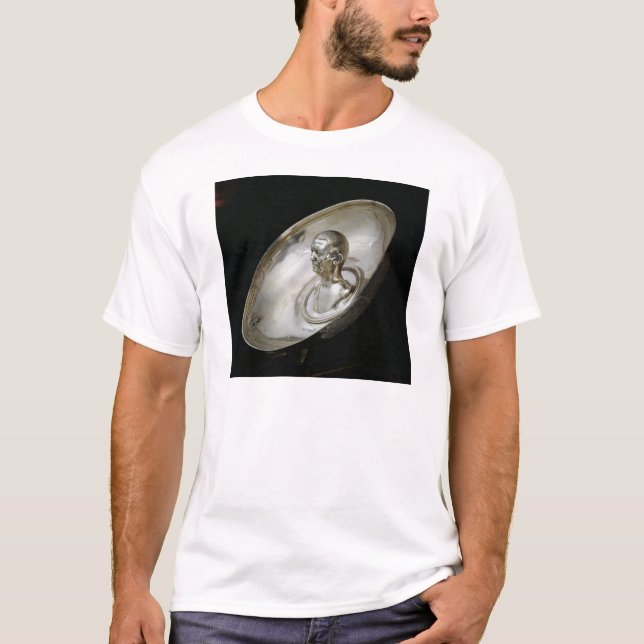 Dish with the bust of a man inside T-Shirt (Front)