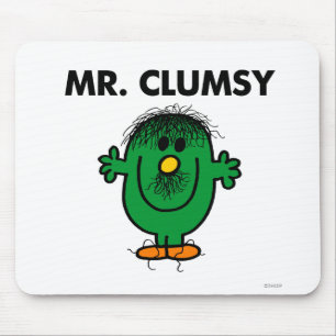 Dishevelled Mr. Clumsy Mouse Pad