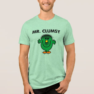 Dishevelled Mr. Clumsy Tri-Blend Shirt