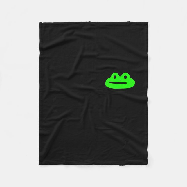 Dishonest Frog Meme Behave No Funny Frog Meme Sayi Fleece Blanket (Front)