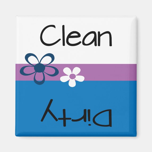 Dishwasher Clean Dirty Magnet (Front)