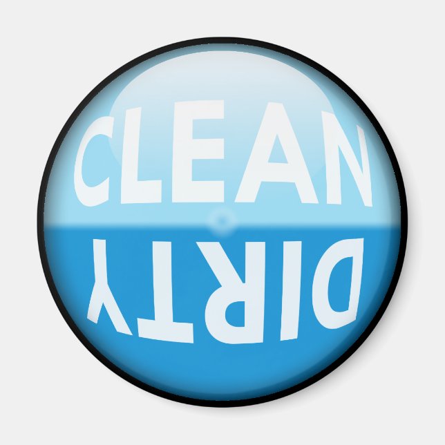 Dishwasher Clean or Dirty Sign Magnet (Front)