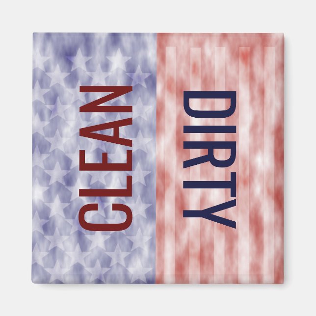 Dishwasher Magnet American Flag (Front)
