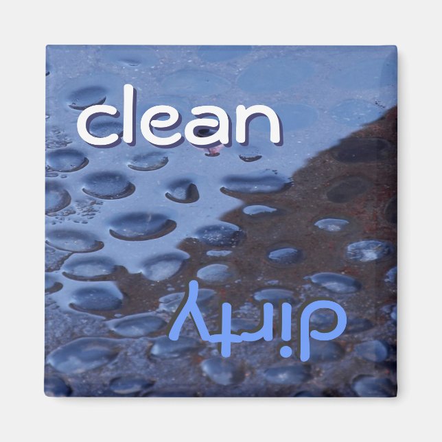 Dishwasher Magnet - Clean or Dirty? (Front)