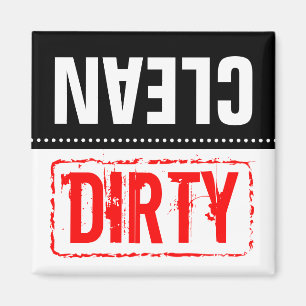 Dishwasher magnet   Clean or dirty dishes