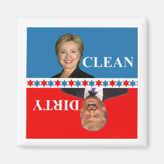 Dishwasher magnet Clinton Trump