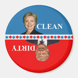 Dishwasher magnet Clinton Trump