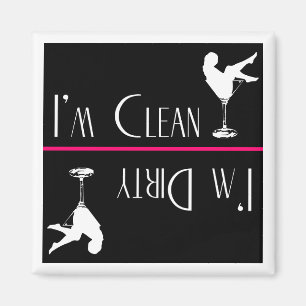 Dishwasher Magnet--Dirty Girl Magnet