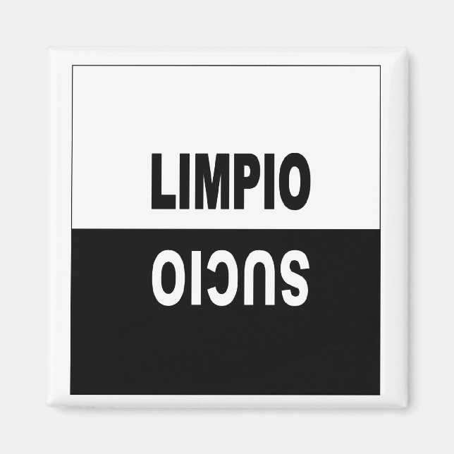 Dishwasher Magnet in Spanish (Front)