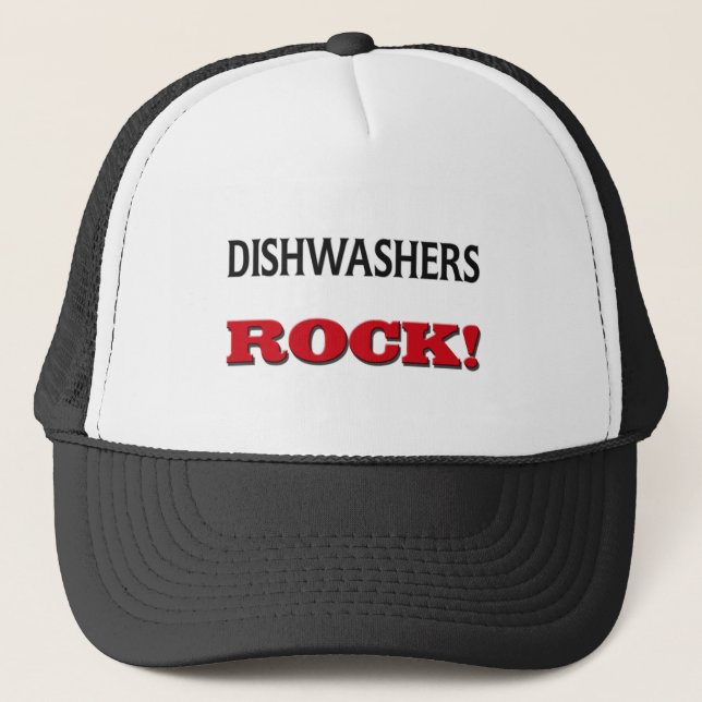 Dishwashers Rock Trucker Hat (Front)