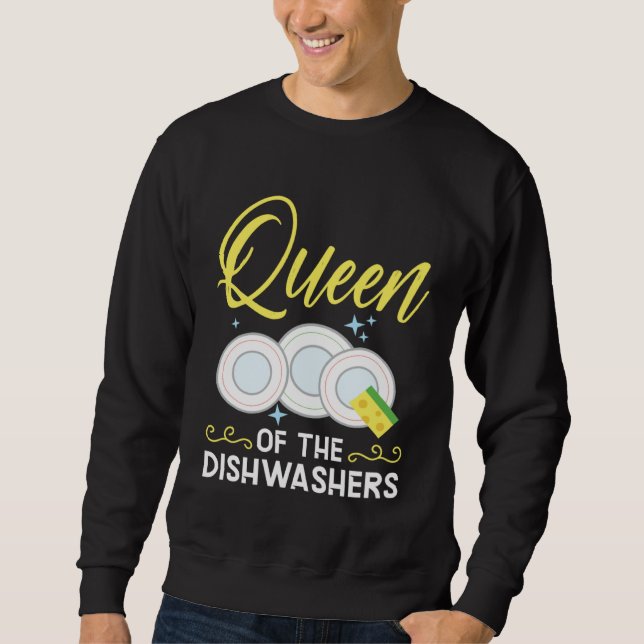 Dishwashing Job Profession Restaurant Employee Dis Sweatshirt (Front)