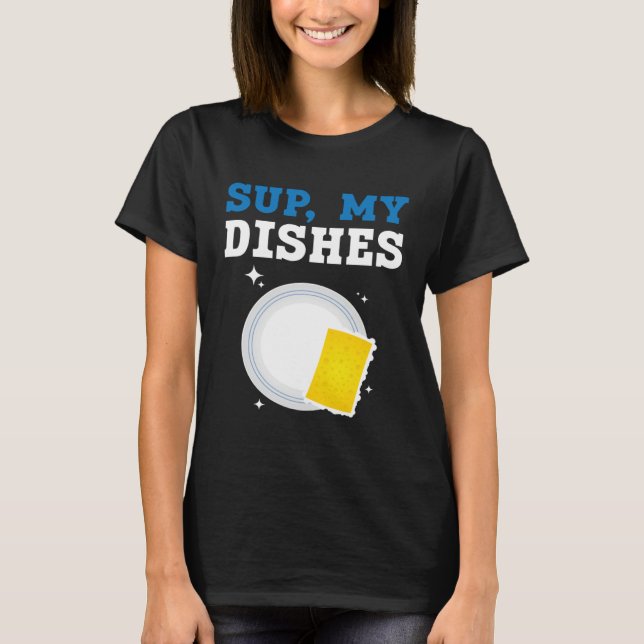 Dishwashing Job Profession Restaurant Employee Dis T-Shirt (Front)