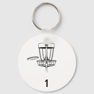 Disk Golf Bag Tag Key Ring