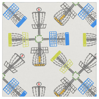 disk golf baskets tile fabric