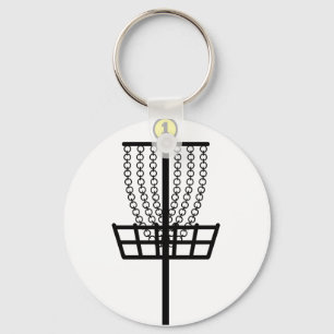 Disk Golf Hole Key Ring