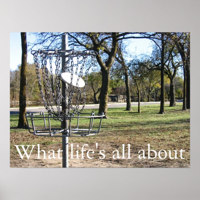 Disk Golf Poster (Front)