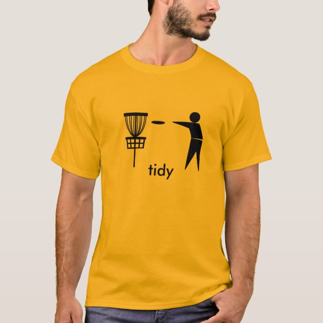 Disk golf - tidy T-Shirt (Front)