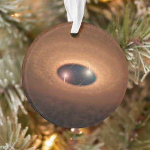 Disk Of Dusty Material Leftover From Star Forming Ornament