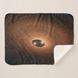 Disk Of Dusty Material Leftover From Star Forming Sherpa Blanket