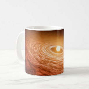 Disk Of Material Surrounding Star Fu Orionis. Coffee Mug