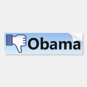 Dislike Obama - Anti Barack Obama Bumper Sticker