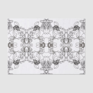 Dismal Inkblot Western Dream Saddle Leather Tissue Paper