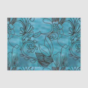 Dismal Ocean Bloom Mermaid Western Fusion Tissue Paper