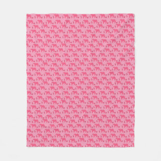 Dismal Pink Fleece Blanket Cows Western Ranch