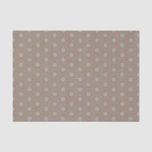Dismal Prairie Mocha Western Floral Cowboy Calico Tissue Paper