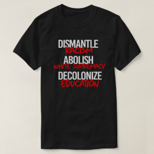 Dismantle Racism Abolish White Supremacy Classic R T-Shirt