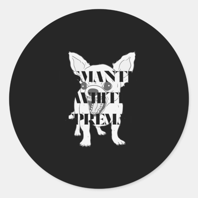 Dismantle White Supremacy Sticker  (Front)