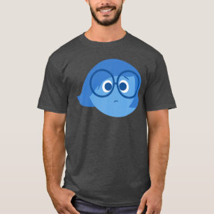 Disney and Pixars Inside Out Sadness Blue T-Shirt