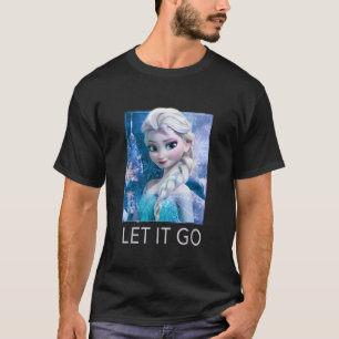 Disney Frozen Let It Go Elsa Ice Palace Vintage Po T-Shirt