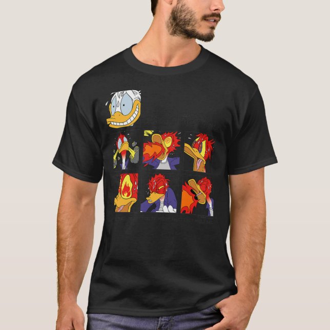 Disney Hot Ones Donald Duck This Is Fine - Help Me T-Shirt (Front)