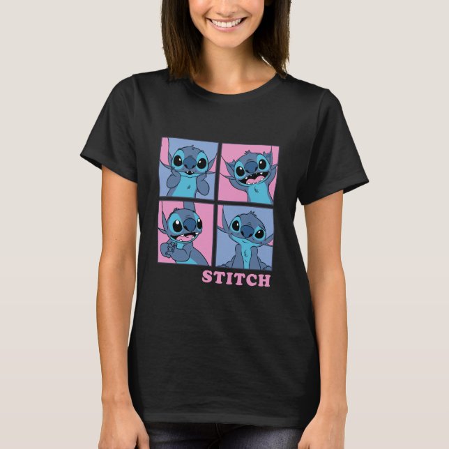Disney Lilo & Stitch Comic Panel Expressions T-Shirt (Front)