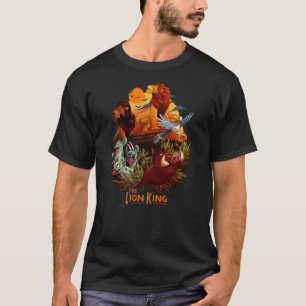 Disney Lion King Main Cast Poster Graphic T-Shirt