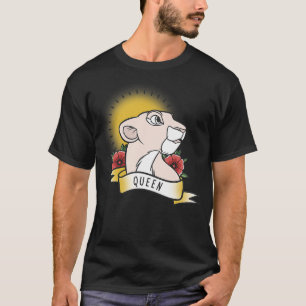 Disney Lion King Nala Queen Tattoo Yellow Graphic T-Shirt