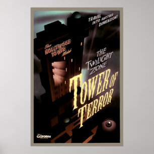 Disney Parks Twilight Zone Tower of Terror Poster