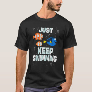 Disney Pixar Finding Dory Just Keep Swimming Clown T-Shirt