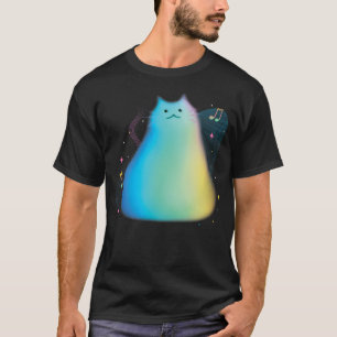 Disney Pixar Soul Cat Portrait Music Notes T-Shirt