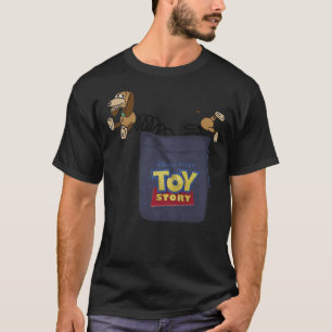 Disney Pixar Toy Story Slinky Dog Mini Pocket Icon T-Shirt