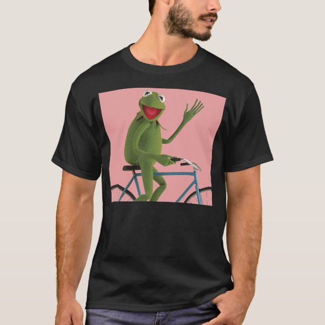 Disney The Muppets Kermit The Frog Bike Ride T-Shirt (Front)
