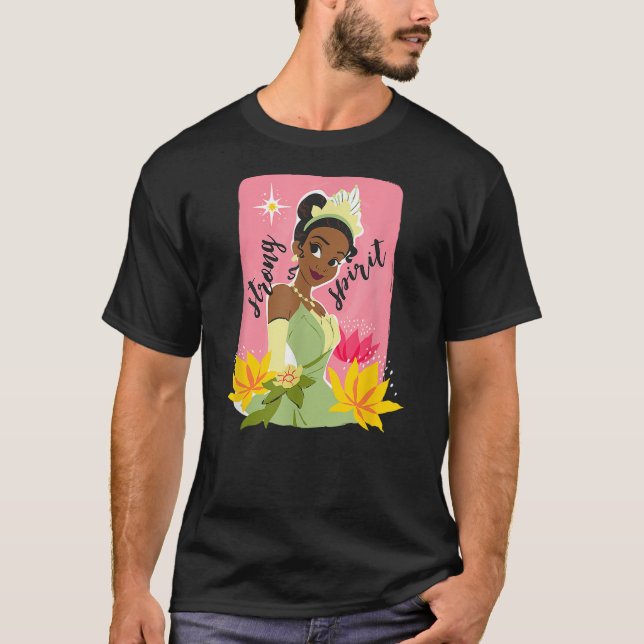 Disney The Princess & The Frog Tiana Portrait Free T-Shirt (Front)