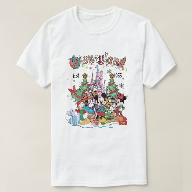 Disneyland Christmas T-Shirt (Design Front)
