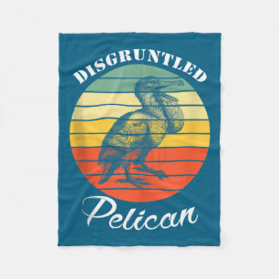 Disntled Pelican Funny Quote Tank Top  Fleece Blanket