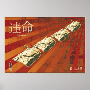 DISOBEY Tank Man Poster